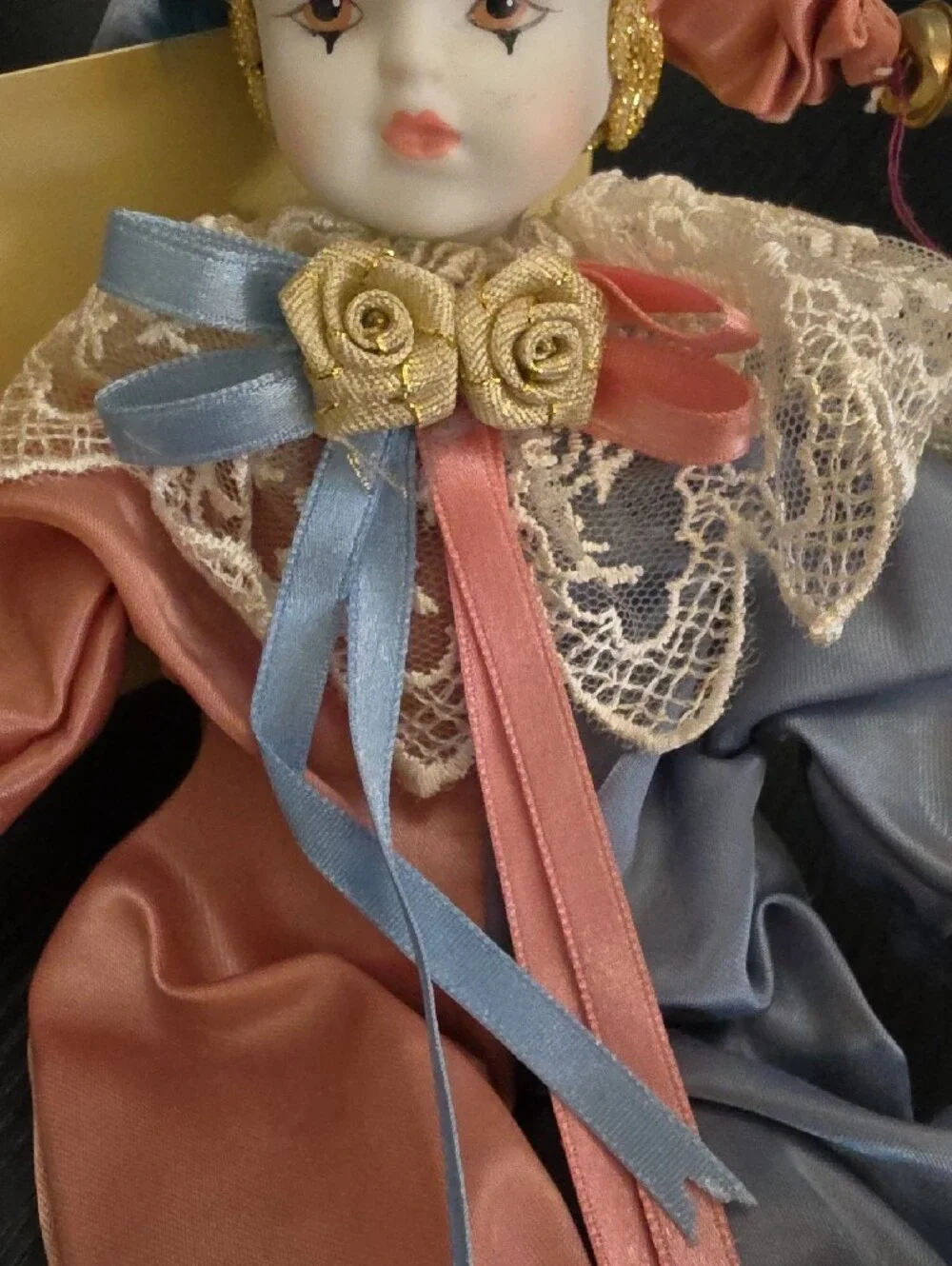Vintage Jester Porcelain Doll